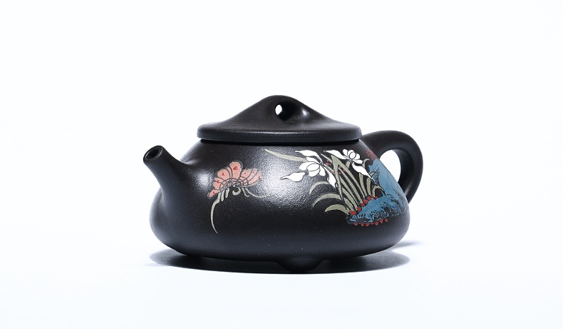 石瓢手工紫砂壺，精致典雅紫砂壺