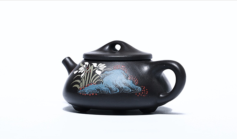 石瓢手工紫砂壺，精致典雅紫砂壺