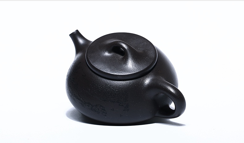 石瓢手工紫砂壺，精致典雅紫砂壺
